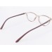 Medium Size Cat Eye Transparent Brown Frame