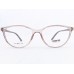 Medium Size Cat Eye Transparent Brown Frame