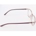 Medium Size Cat Eye Transparent Brown Frame