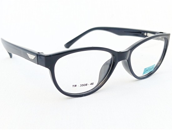Medium Size Cat Eye Black Frame
