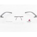 Medium Size Rectangle Rimless Grey Color