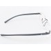 Medium Size Rectangle Rimless Grey Color