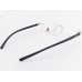 Medium Size Rectangle Rimless Gold Color