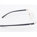 Medium Size Rectangle Rimless Gold Color