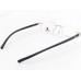Medium Size Rectangle Rimless Silver Color