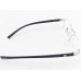 Medium Size Rectangle Rimless Silver Color