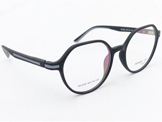 Medium Size Round Matte Black Frame