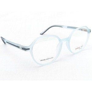 Medium Size Round Matte Blue Frame