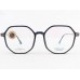 Medium Size Hexagon Black Frame