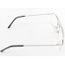 Medium Size Aviator Silver Half Rim Frame