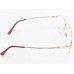 Medium Size Gold Aviator Half Rim Flexible Side Turban Friendly