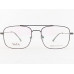 Medium Size Aviator Grey Colour Eyeglasses