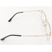 Medium Size Square Gold Colour Eyeglasses