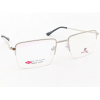 Medium Size Silver Rectangle Half Rim Turban Friendly Medium Size Silver Rectangle Half Rim Turban Friendly