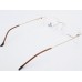 Medium Size Rectangle Rimless Golden