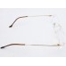 Medium Size Rectangle Rimless Golden