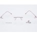 Medium Size Rectangle Rimless Pink