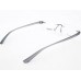 Medium Size Rectangle Rimless Grey Colour
