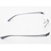 Medium Size Rectangle Rimless Grey Colour