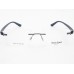 Medium Size Rectangle Rimless Blue Colour