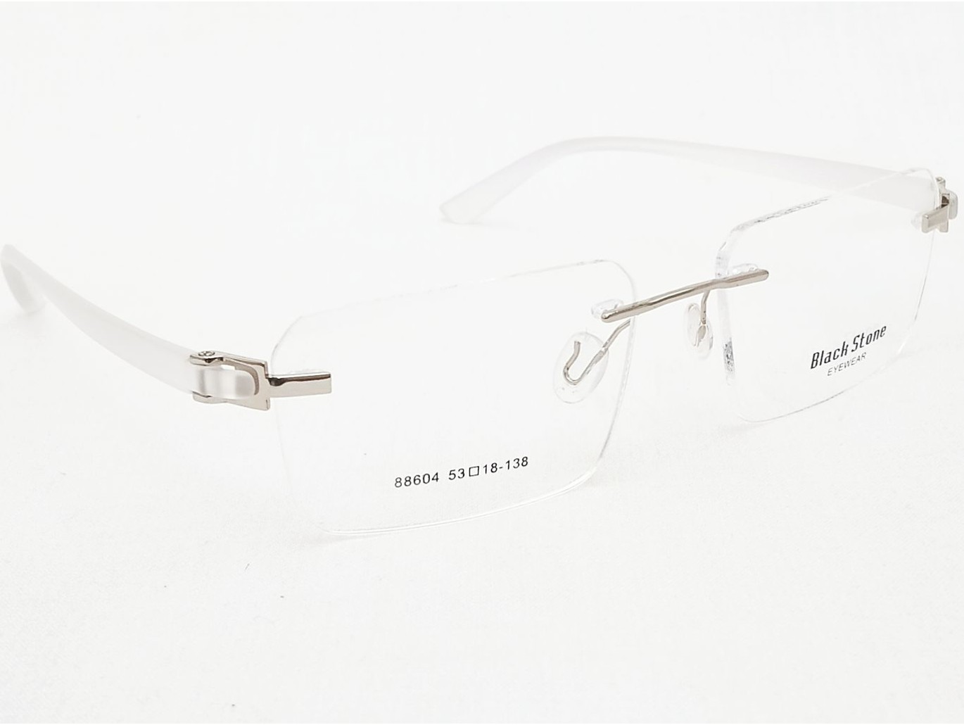 Medium Size Rectangle Rimless Matte Transparent Colour Medium Size Rectangle Rimless Matte Transparent Colour