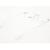 Medium Size Rectangle Rimless Matte Transparent Colour Medium Size Rectangle Rimless Matte Transparent Colour