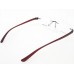 Medium Size Rectangle Rimless Brown Colour