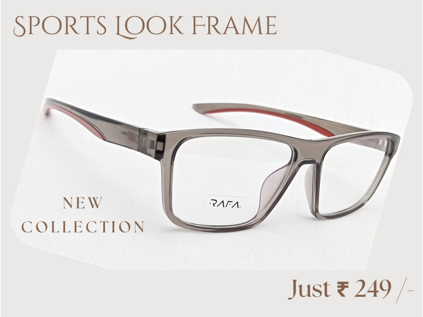 Sports Look Frame Eyeglasses