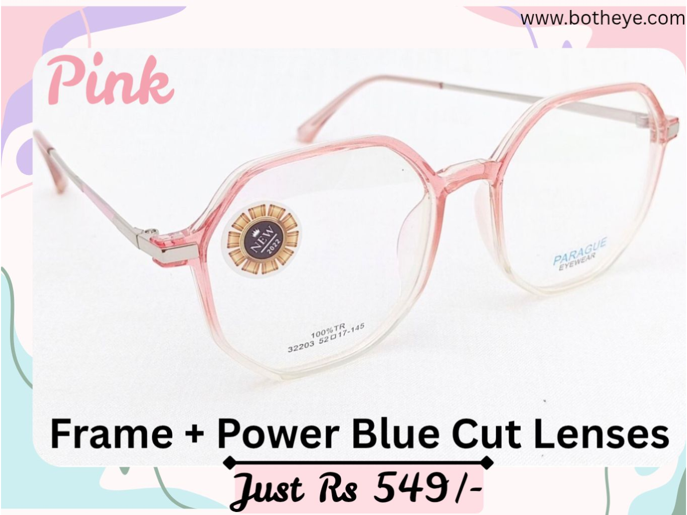 Hexagon Pink For Women