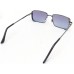 Power Sunglasses Rectangle Blue Gradient Lenses