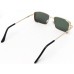 Power Sunglasses Rectangle Black Tint Lenses