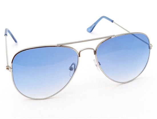 Power Sunglasses Aviator Blue Gradient Lenses