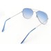 Power Sunglasses Aviator Blue Gradient Lenses