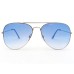 Power Sunglasses Aviator Blue Gradient Lenses