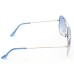 Power Sunglasses Aviator Blue Gradient Lenses