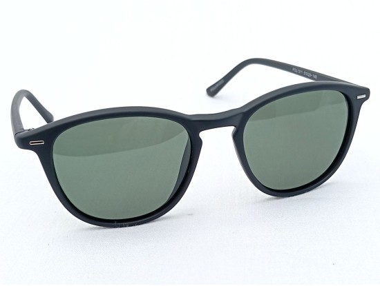 Power Sunglasses Round Green Tint Lenses