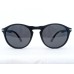 Power Sunglasses Round Black Tint Lenses