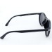 Power Sunglasses Round Black Tint Lenses