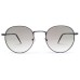 Power Sunglasses Grey Round and Grey Gradient Lenses