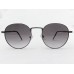 Power Sunglasses Medium Round Black Gradient Lenses