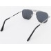 Power Sunglasses Large Aviator Black Tint Lenses