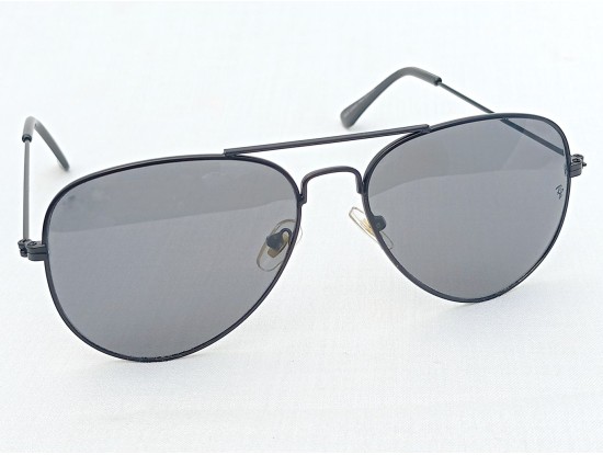 Power Sunglasses Medium Aviator Black Tint  Lenses