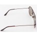 Power Sunglasses Medium Aviator Brown Tint  Lenses