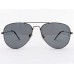 Power Sunglasses Medium Aviator Black Tint  Lenses