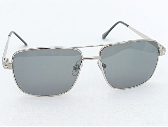 Power Sunglasses Large Aviator Black Tint Lenses