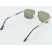 Power Sunglasses Large Aviator Green Tint Lenses