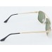 Power Sunglasses Large Aviator Green Tint Lenses