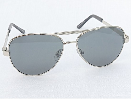 Power Sunglasses Large Aviator Black Tint Lenses