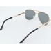 Power Sunglasses Large Aviator Black Tint Lenses