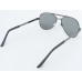 Power Sunglasses Large Aviator Black Tint Lenses